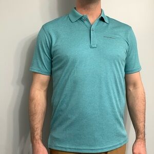 Vibrant teal polo Eddie Bauer